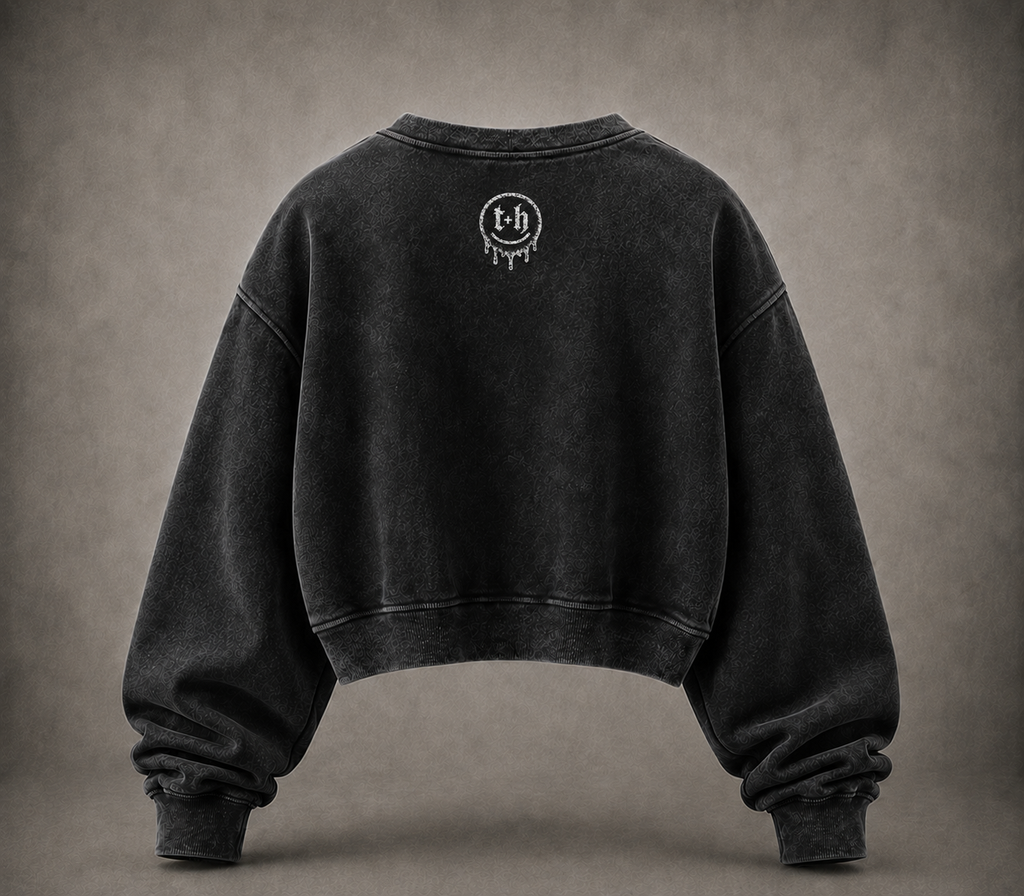 cropped sweatshirt