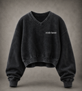 cropped sweatshirt